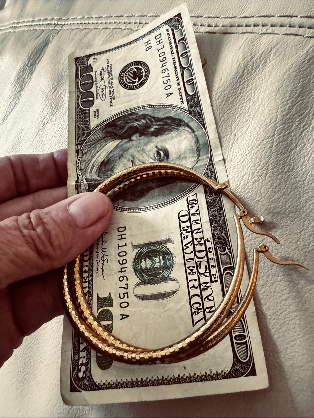 Large Gold Hoops